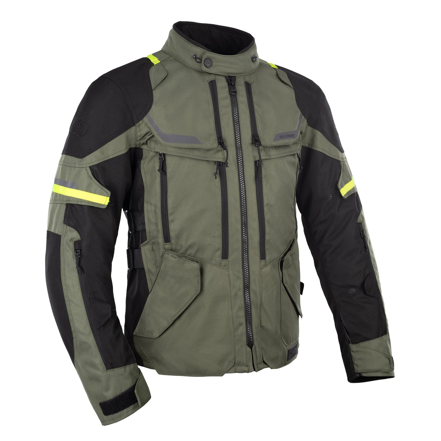 Rockland MS Jkt Khaki/blk/Fluo