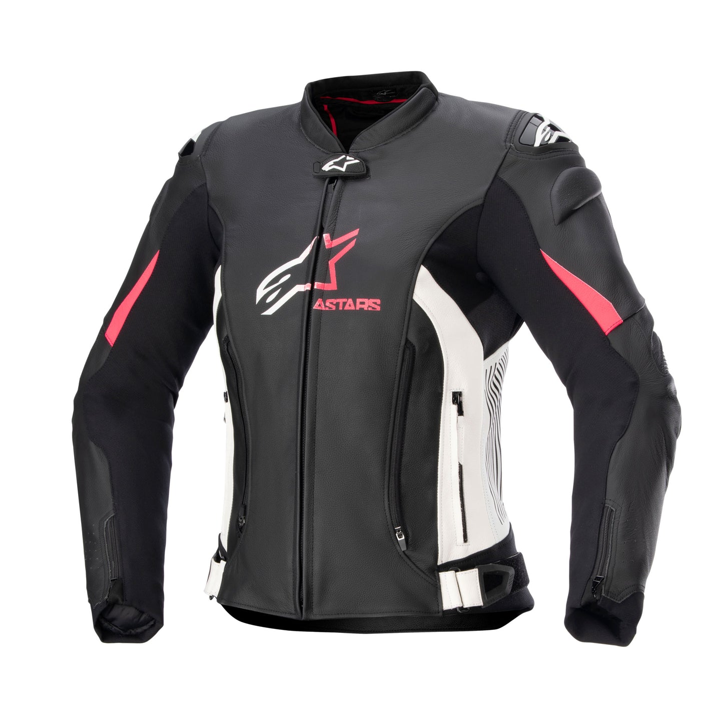 Alpinestars Stella Gp Plus V4 Leather Jkt Black/W/Diva Pink