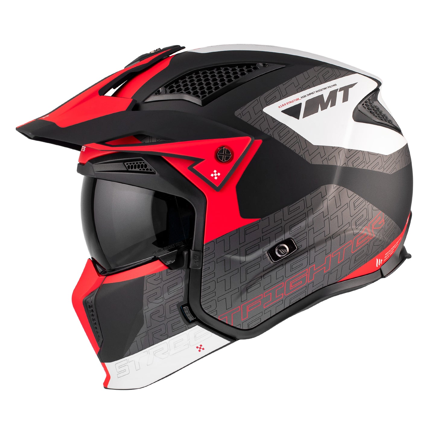 MT Streetfighter SV S Totem B15 Matt Blk Red White