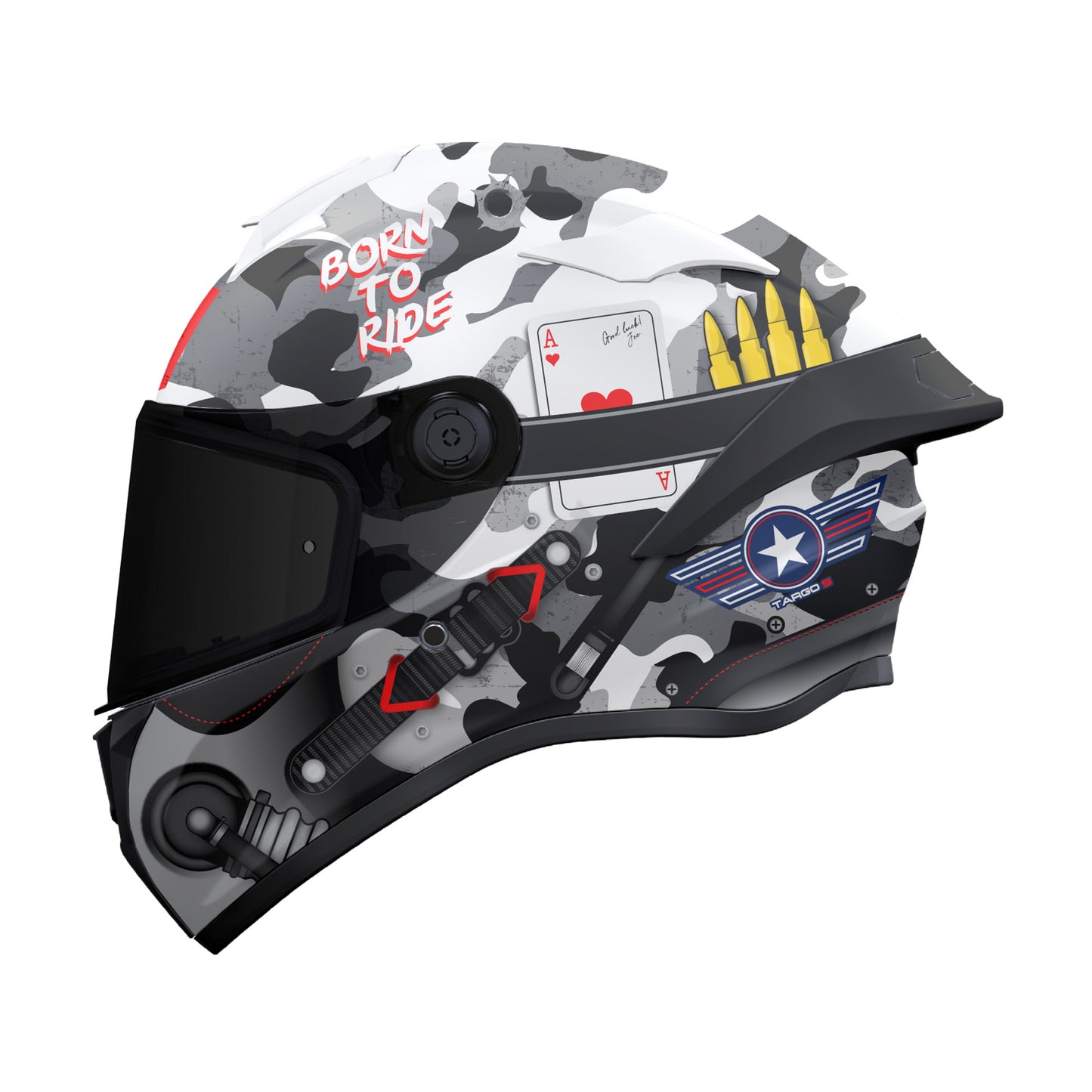MT Targo S Patton A0 Gloss White Camo