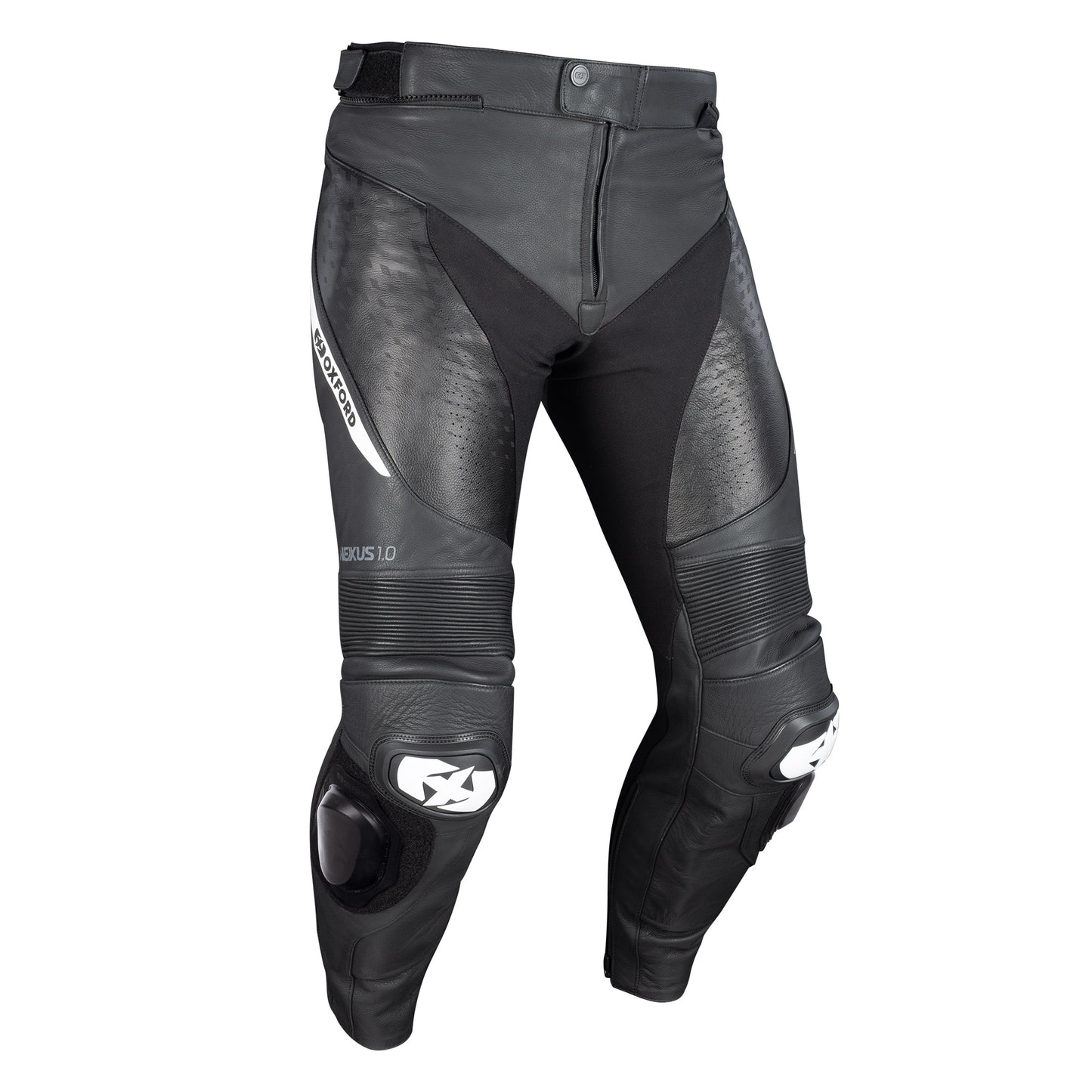 Oxford Nexus 1.0 Leather MS Pant Blk/Wht
