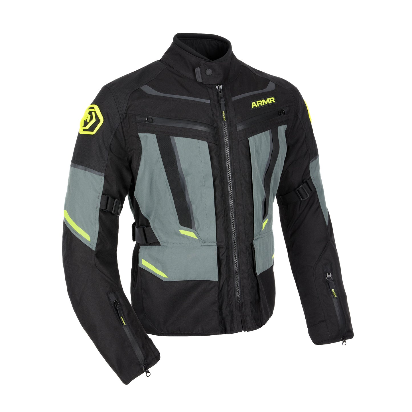 ARMR Kumaji 3.0 WP MS Jkt Blk/Grn/Fluo Ylw