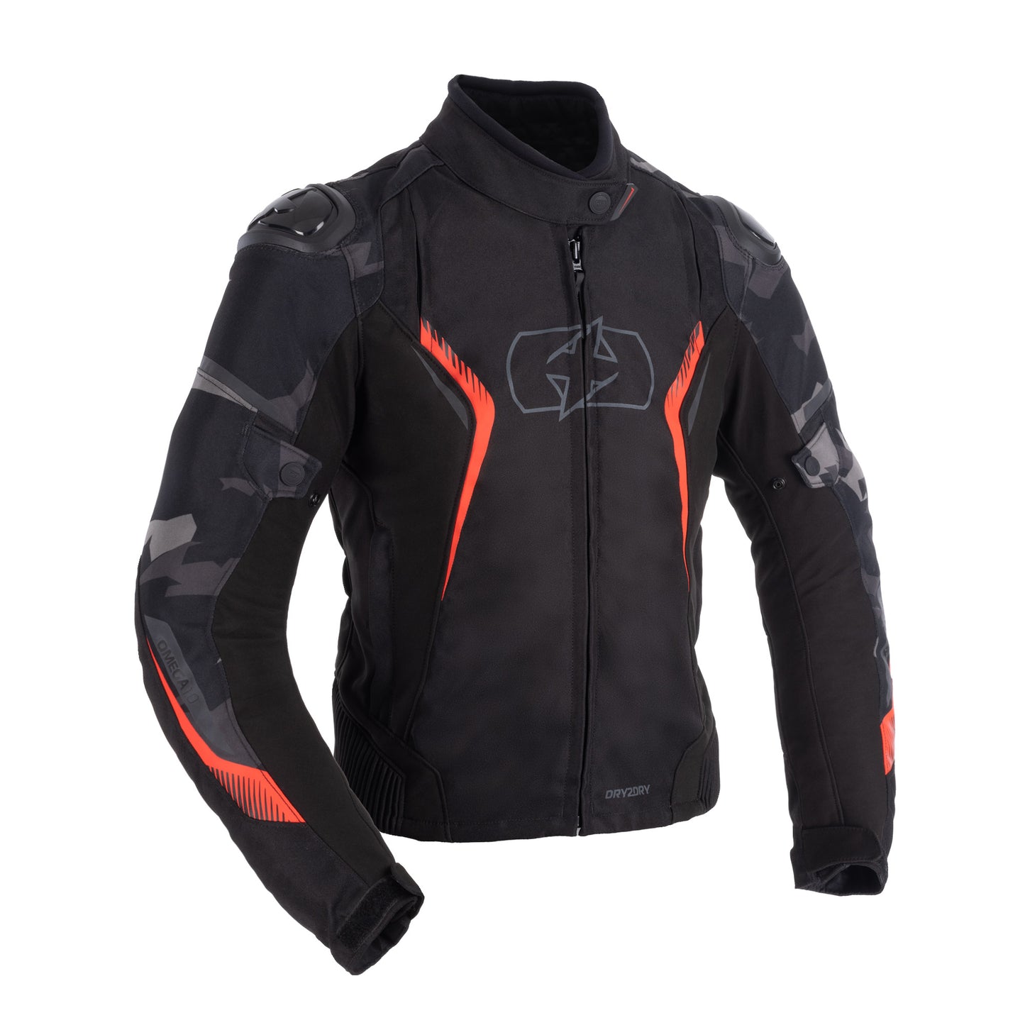 Oxford Omega 1.0 D2D WS Jkt Blk/Camo/Red