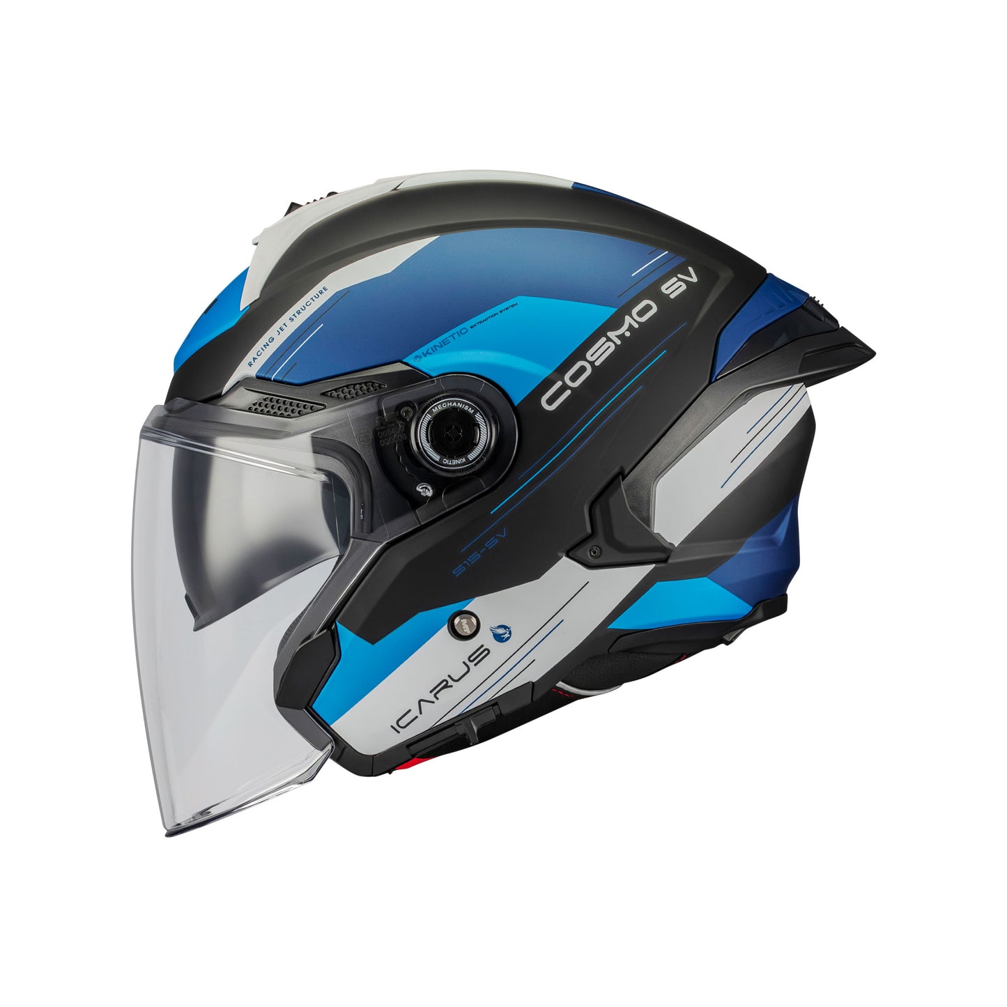 MT Cosmo SV Icarus B7 Matt Black Blue White