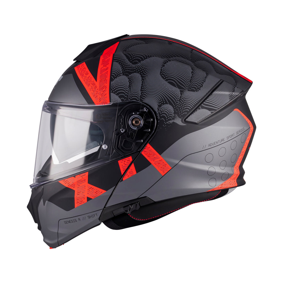 MT Genesis R Shift B15 Matt Black Red