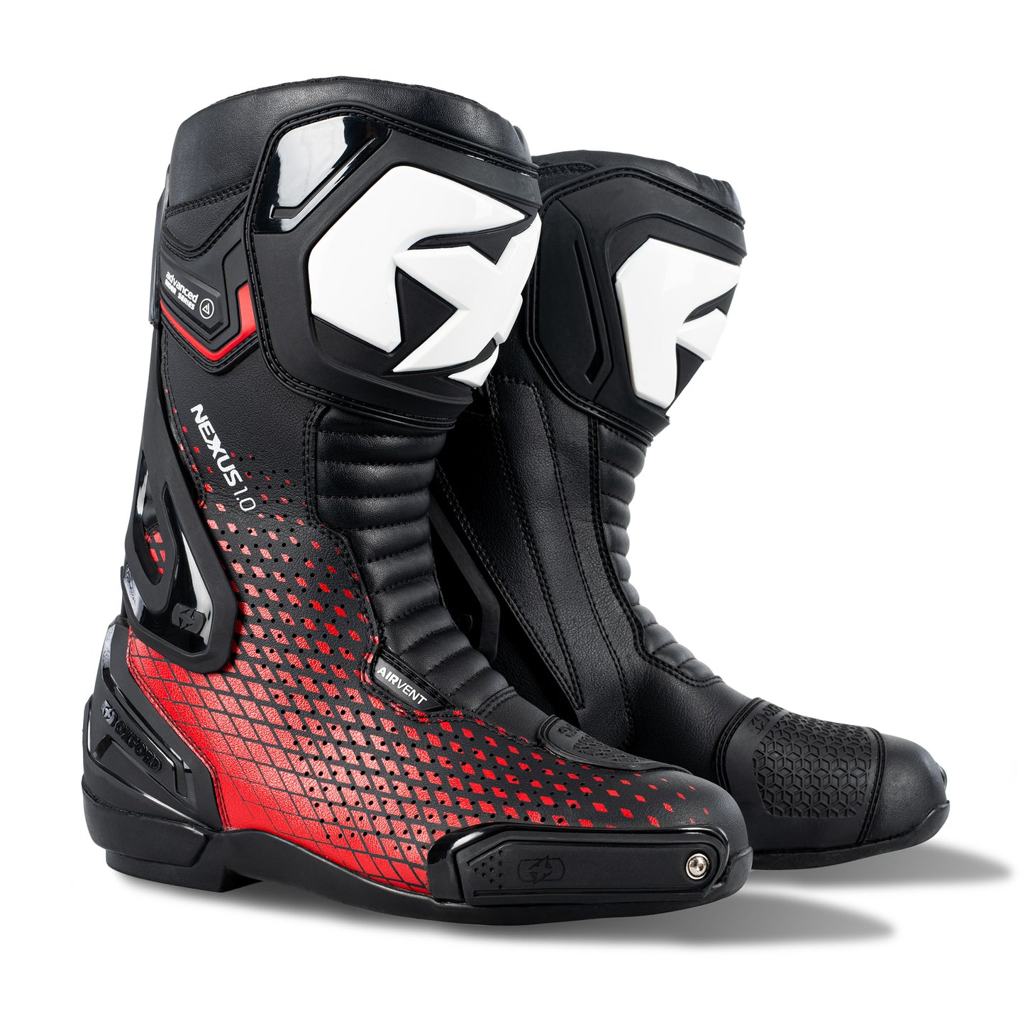 Oxford Nexus 1.0 Air MS Boot Blk/Wht/ Red