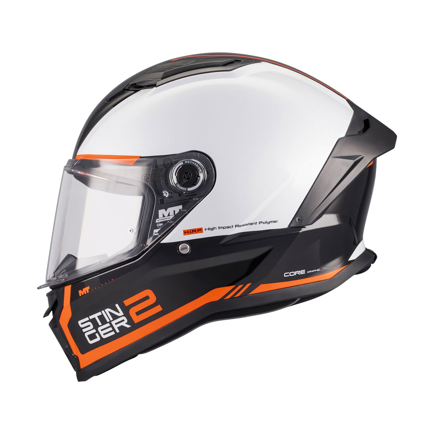 MT Stinger 2 Core B0 Gloss Black White Orange