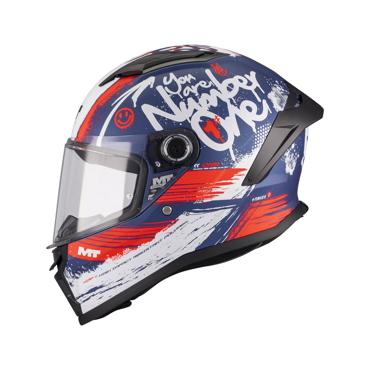 MT Stinger 2 Youth Rocket C17 Matt Blue Red White