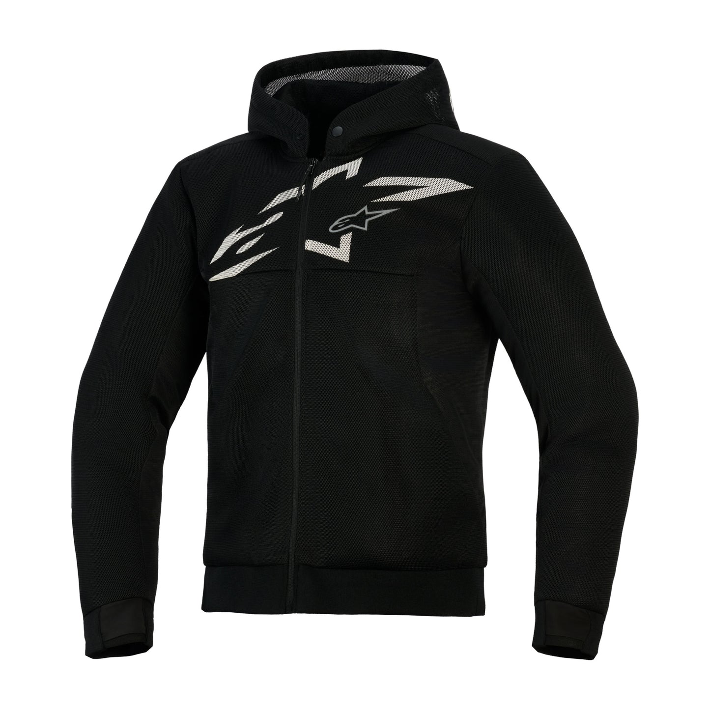 Alpinestars Chrome Superairflow Hoodie Black Dark Grey White