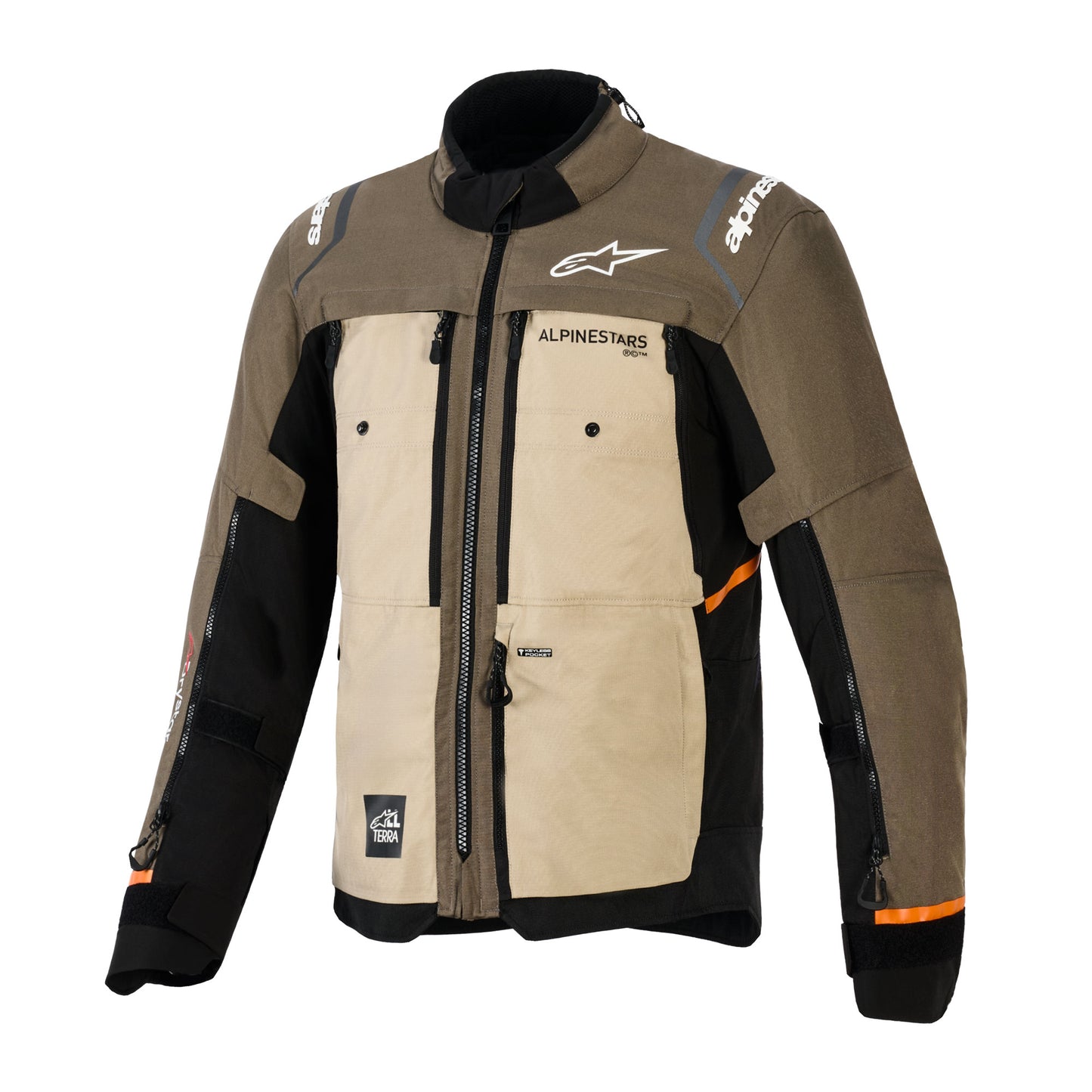 Alpinestars Cusco Drystar Jacket Walnut Aluminum Black