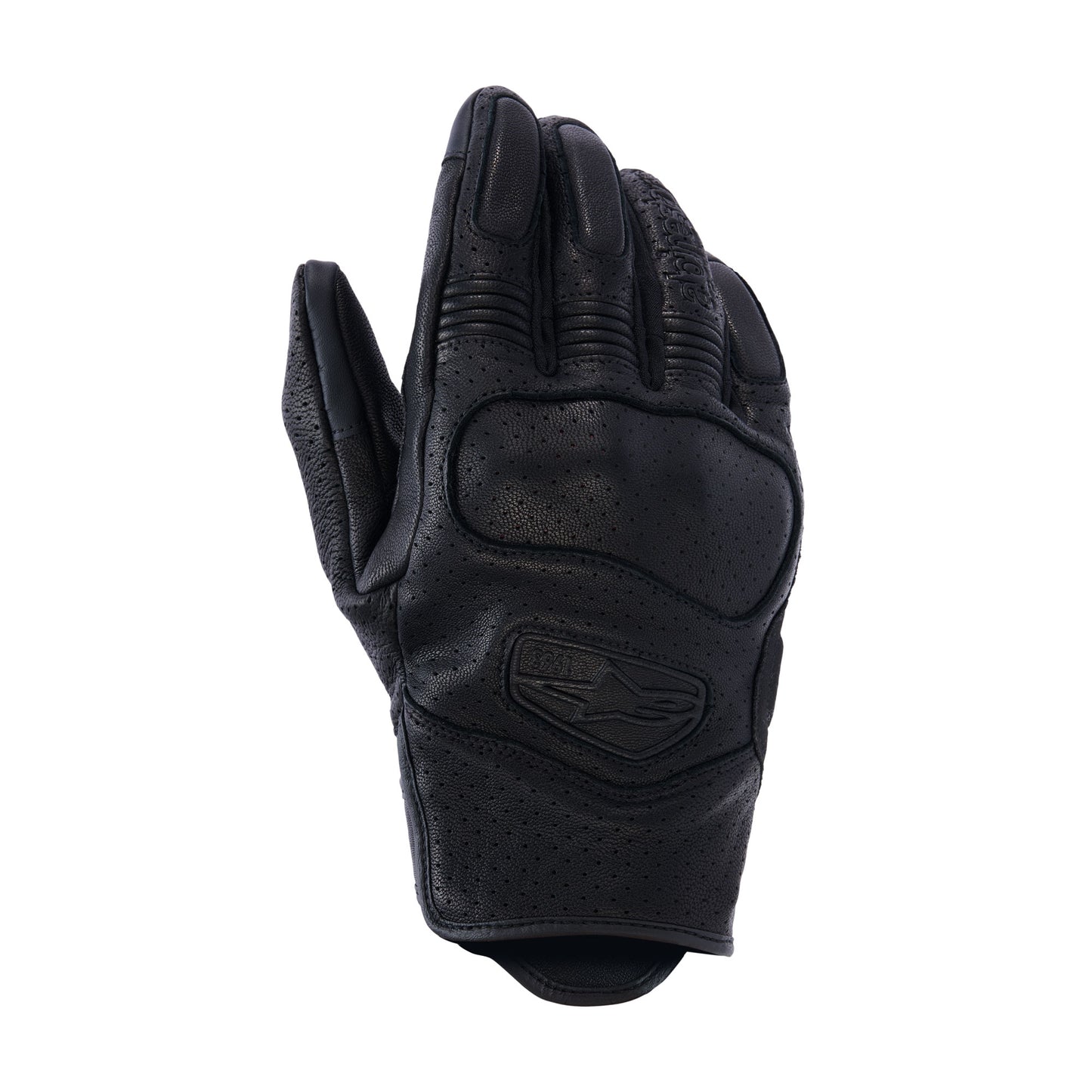 Alpinestars Mustang V3 Leather Gloves Black Black