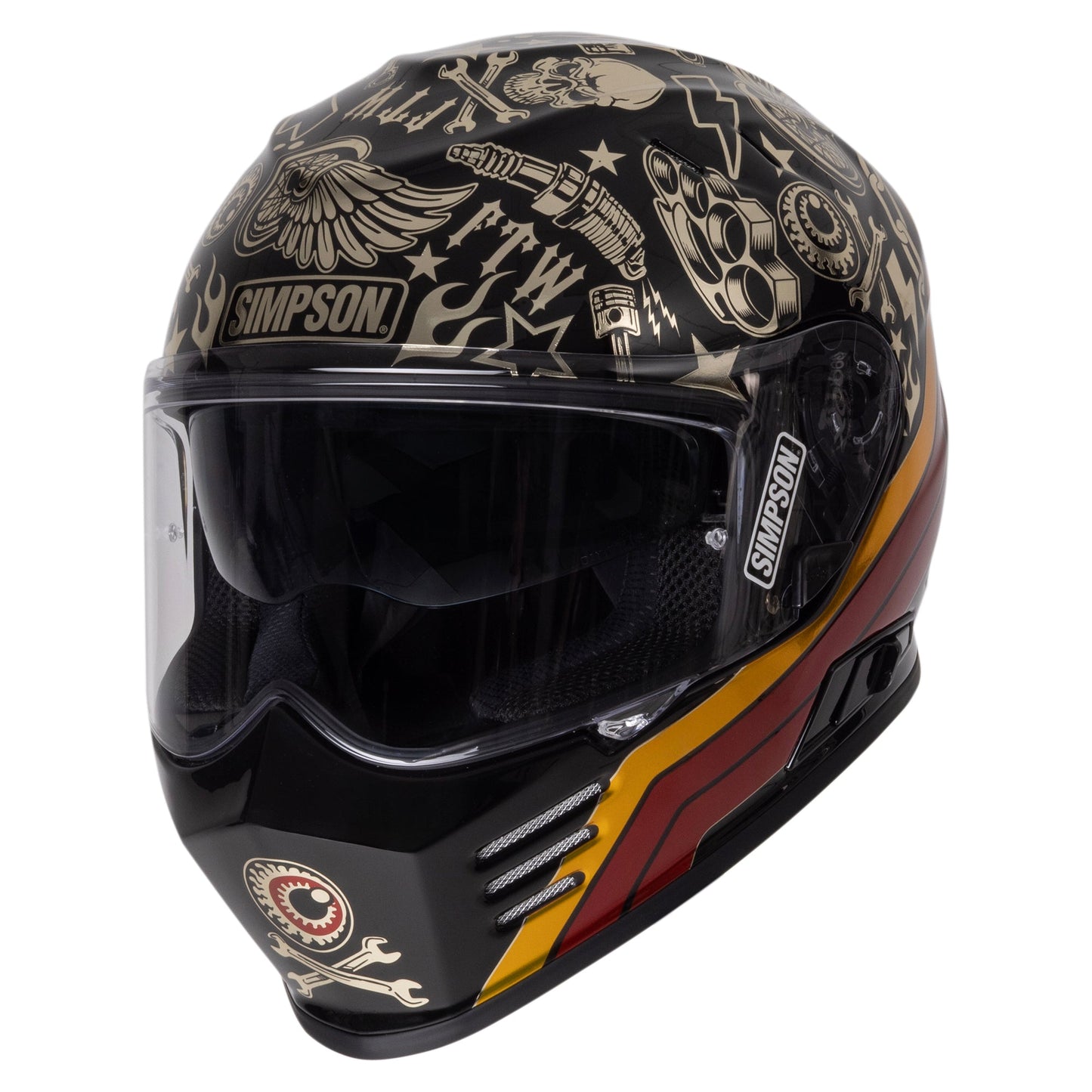 Simpson Venom Tatoo Black/Chrome