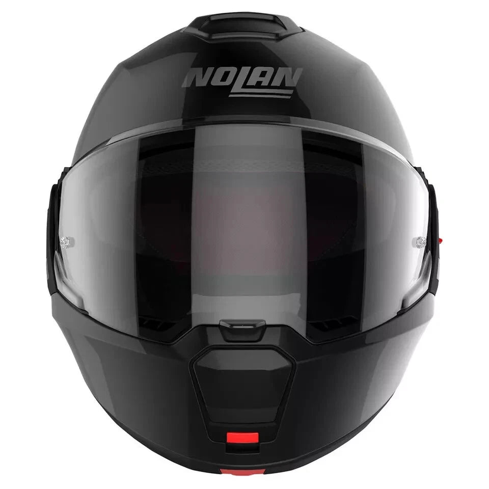 Nolan N120-1 Plain Flip Back Motorcycle Helmet - Gloss Black