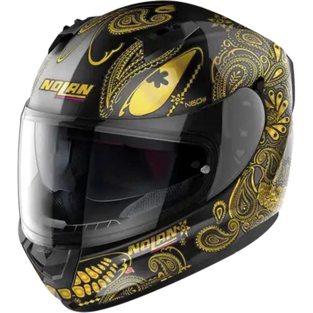 Nolan N60-6 Ritual Full Face Motorcycle Helmet - Black / Gold