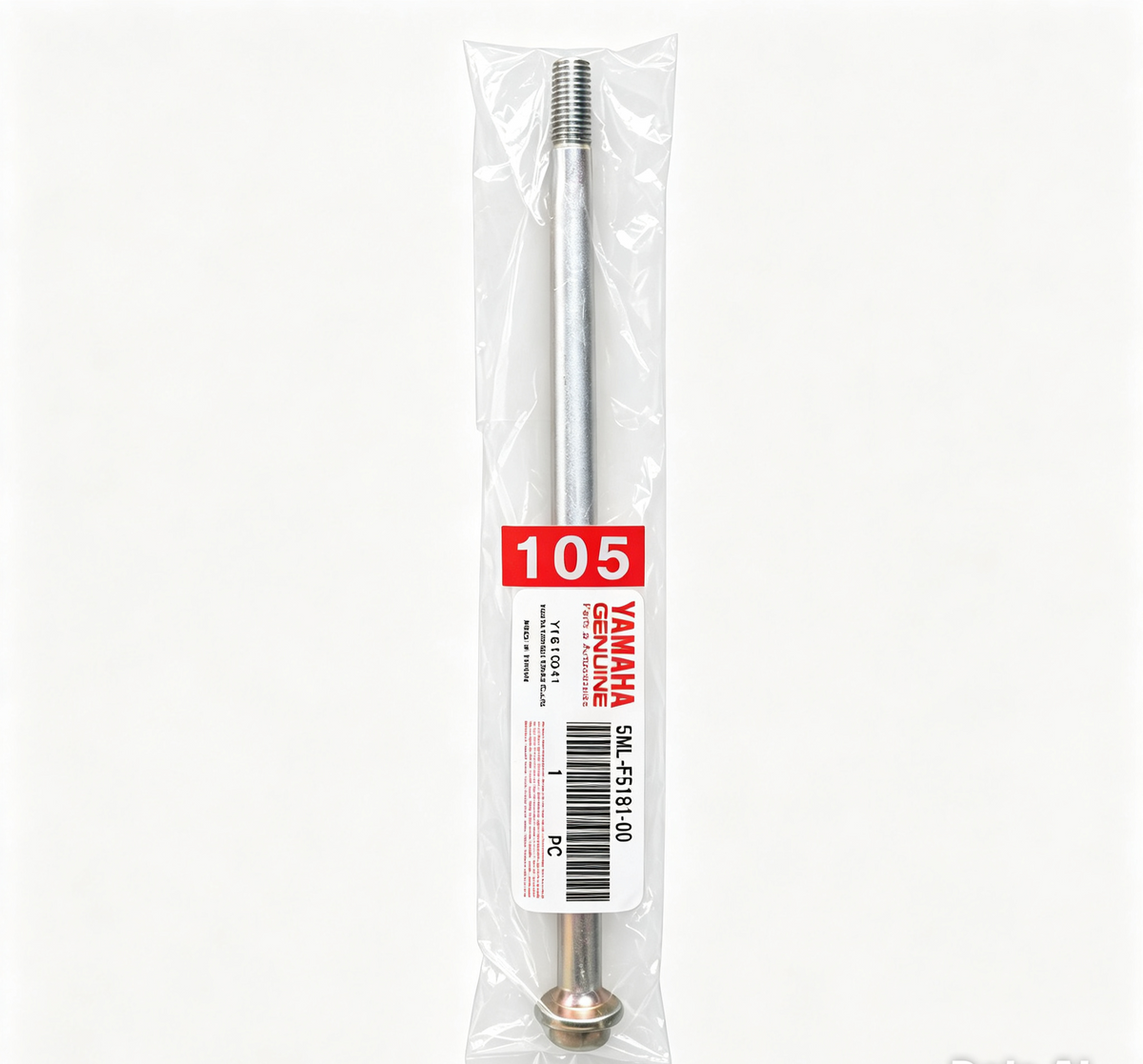 Genuine Yamaha Front wheel Axle Spindle NXC125 Flame NXC125 Cygnus  Part No- 5ML-F5181-00