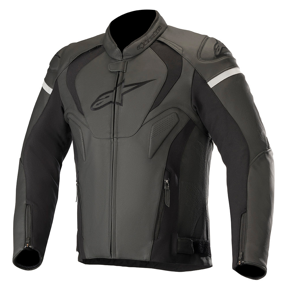 Alpinestars Jaws v3 Leather Jacket Black Black