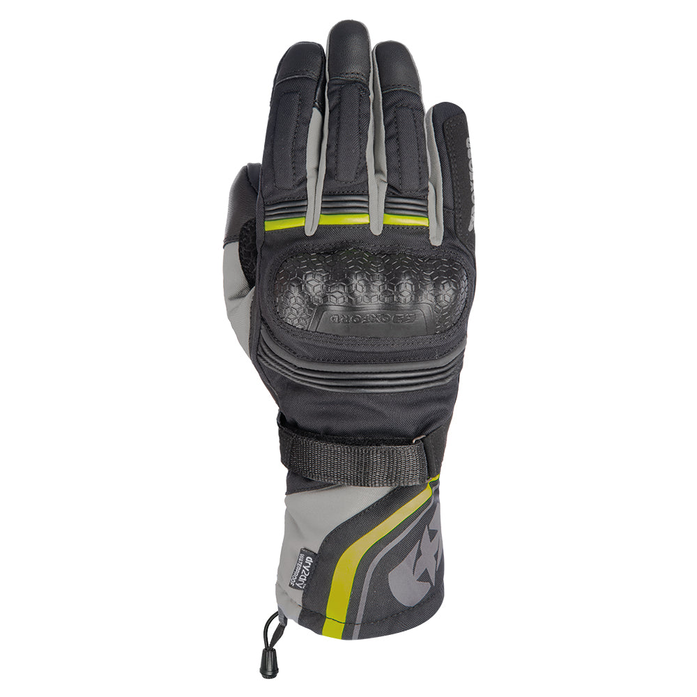 Oxford Montreal 4.0 MS Dry2Dry Glove Black Grey & Fluo - GM250402XL