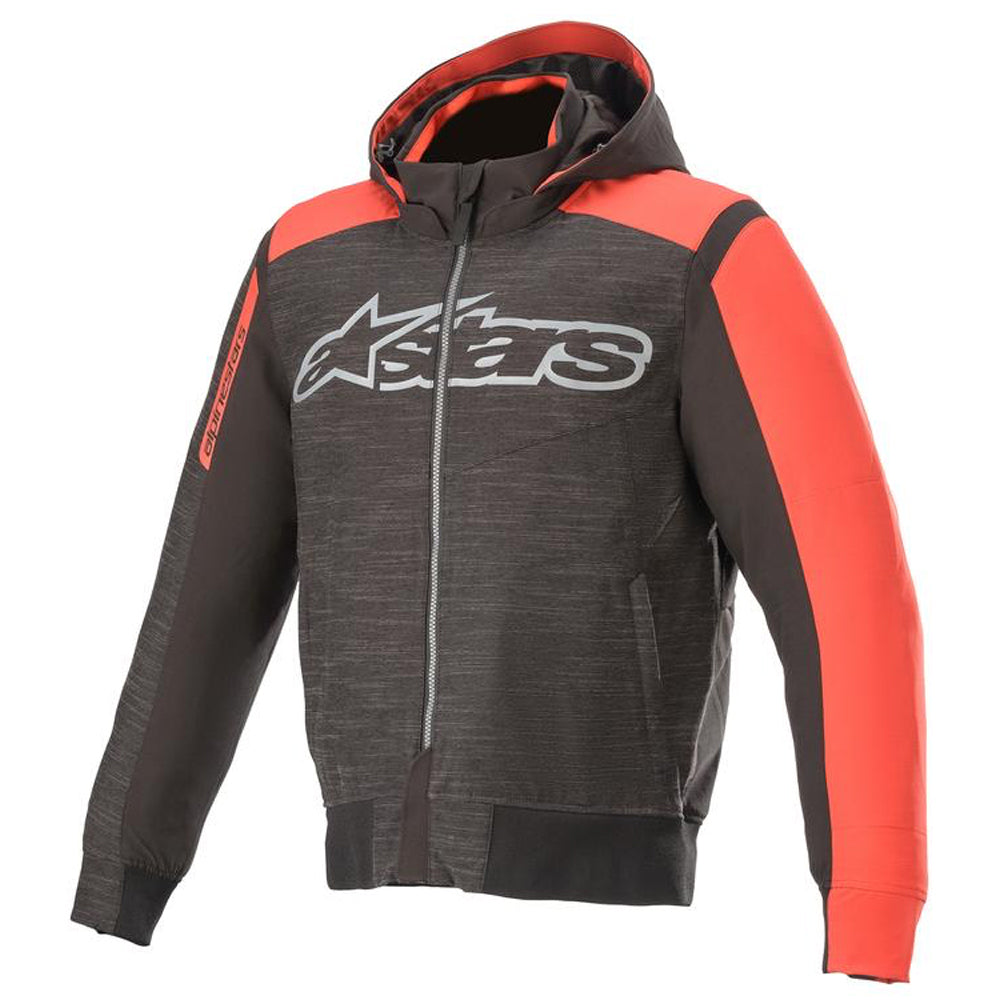 Alpinestars Rhod Windstopper Hoodie Black Bright Red