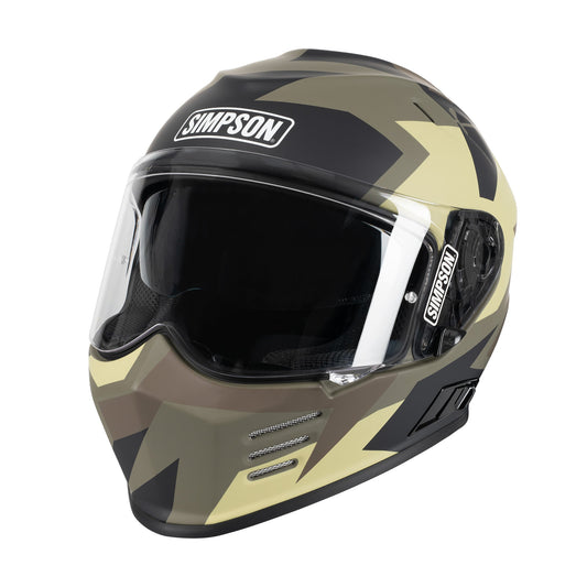 Simpson Venom Comanche (ECE-22.06)- Green/Brown