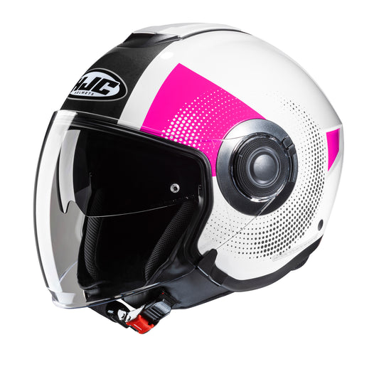 HJC I40N Pyle MC8 Pink