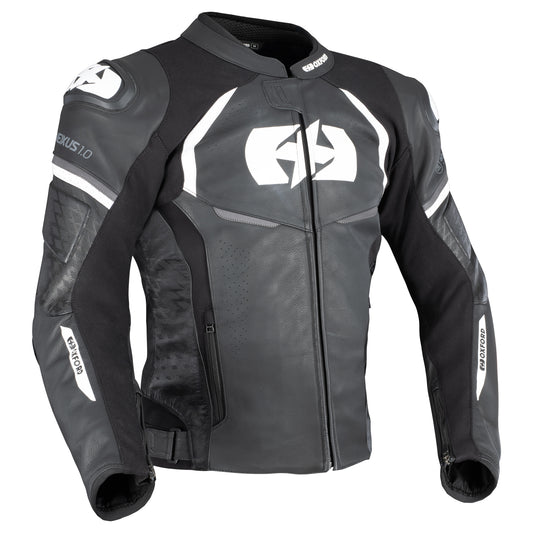 Oxford Nexus 1.0 Leather MS Jkt Blk/Wht