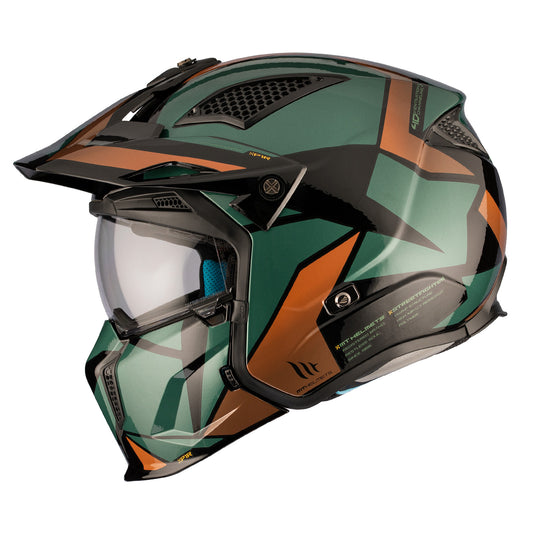MT Streetfighter SV S P1R A9 Matt Blk Green Gold