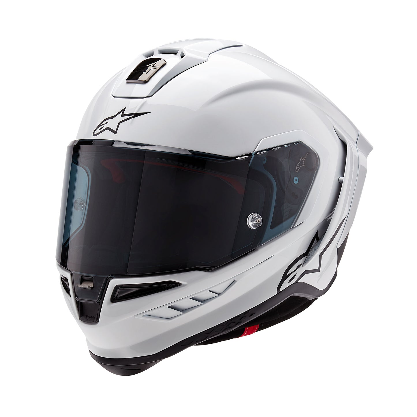 Alpinestars Supertech R10 Helmet Solid Ece06/Fim White Gloss Black Matt