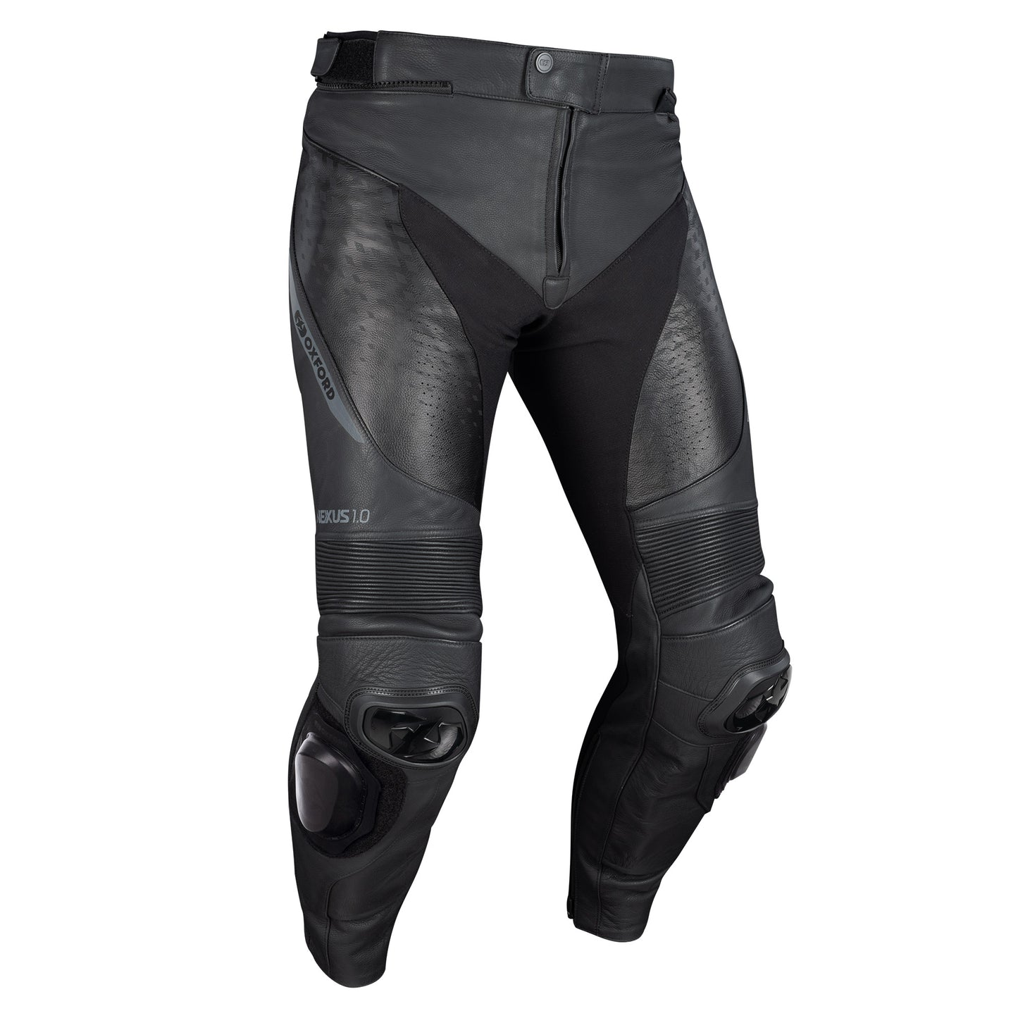 Oxford Nexus 1.0 Leather MS Pant Stl Blk