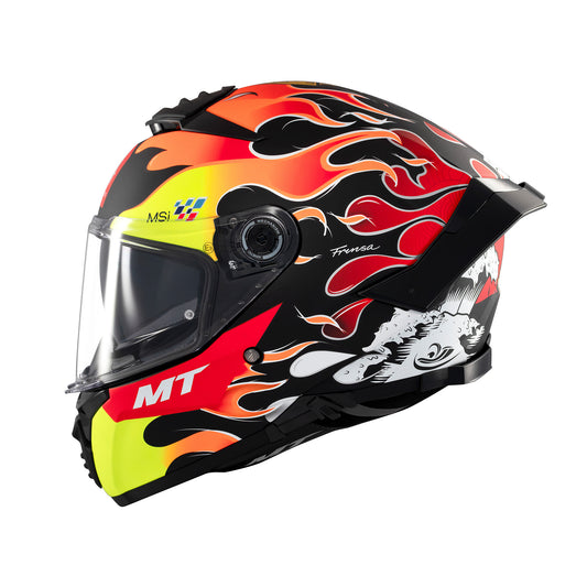 MT Thunder 4 Yamanaka B3 Matt Fluo/Red