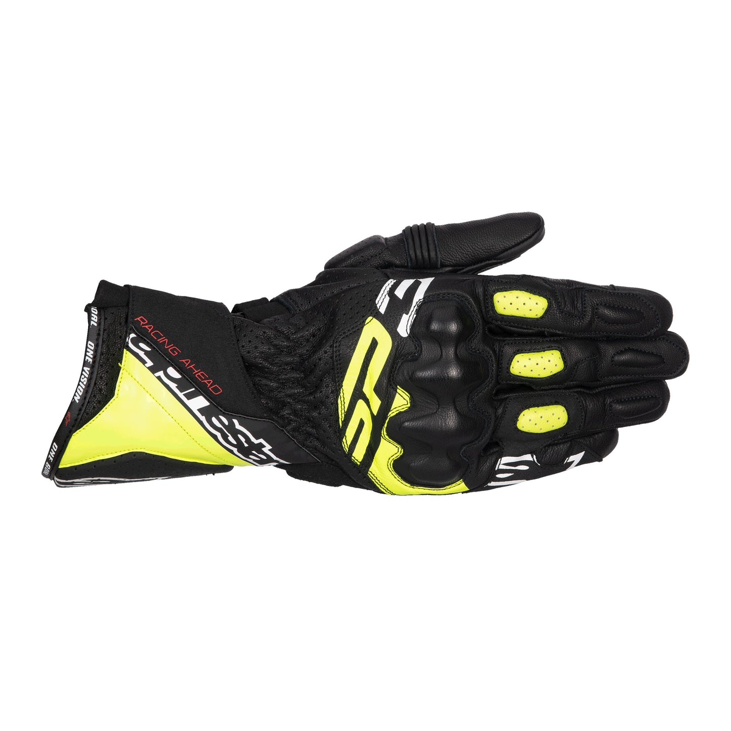 Alpinestars SP-3 Gloves Black Yellow Fluo White