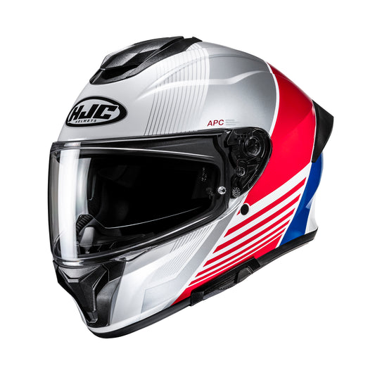 HJC C71 Morix MC21 White Blue Red