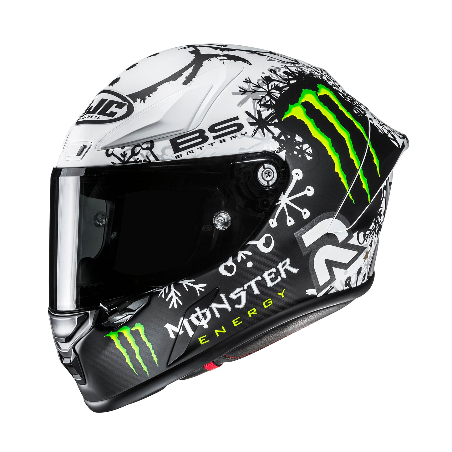HJC RPHA 1 V2 Carbon Snow Diablo MC10SF