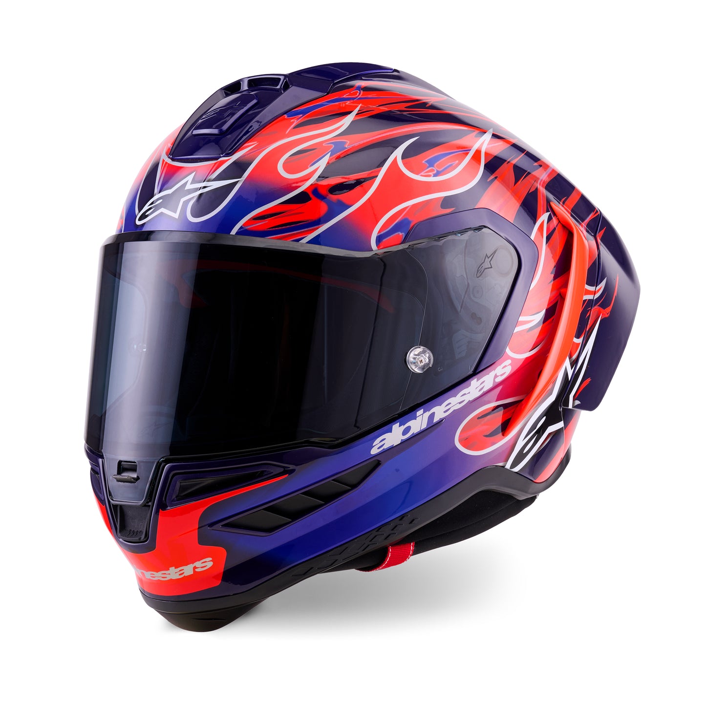Alpinestars Supertech R10 Helmet Flyte Purple/Red/Glossy