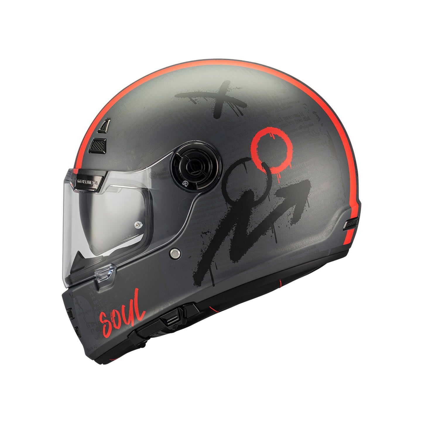 MT Jarama SV Papercut C15 Matt Black Red