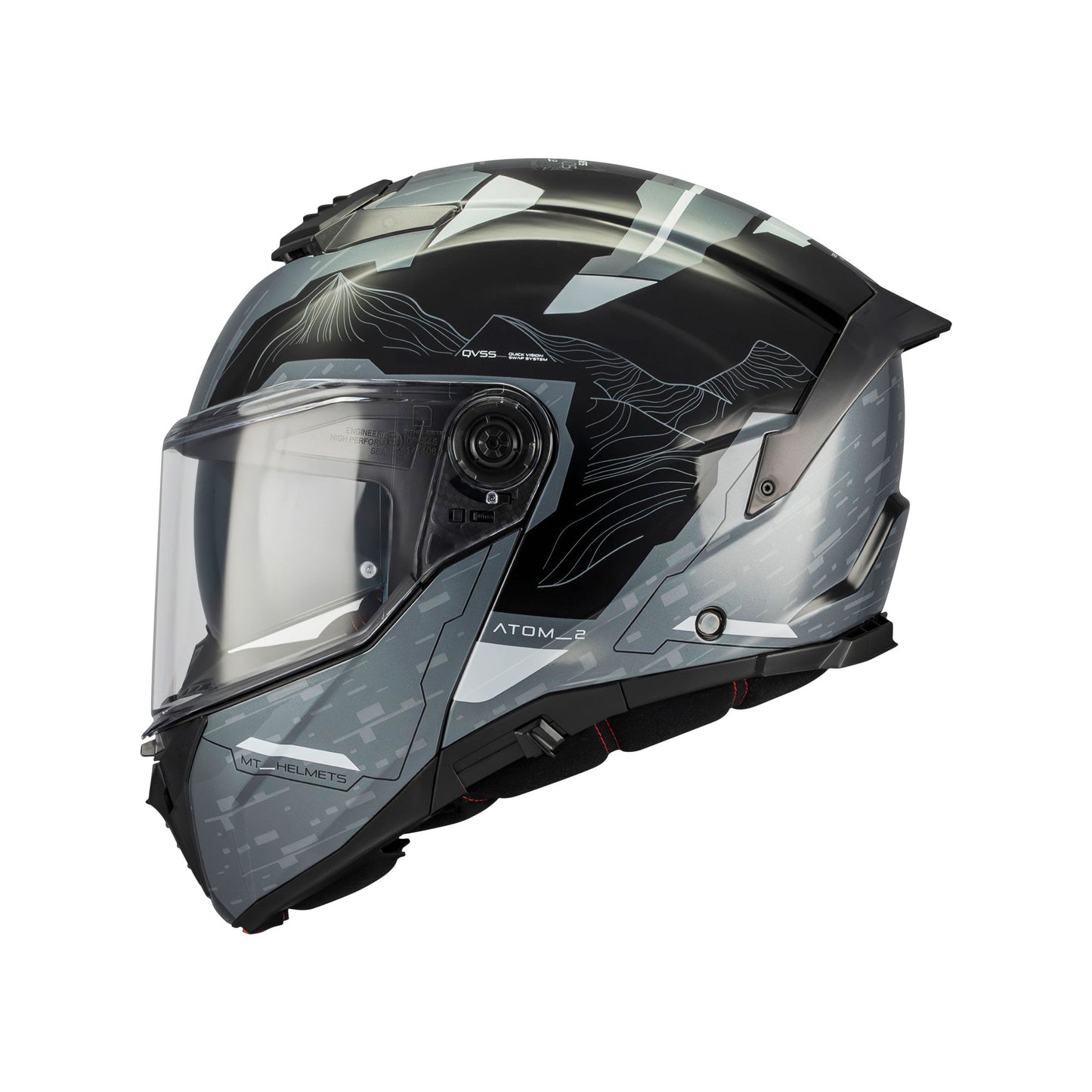 MT Atom 2 SV Highlands C2 Gloss Black Grey White