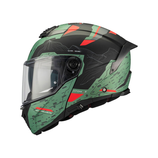 MT Atom 2 SV Highlands C6 Matt Green Red