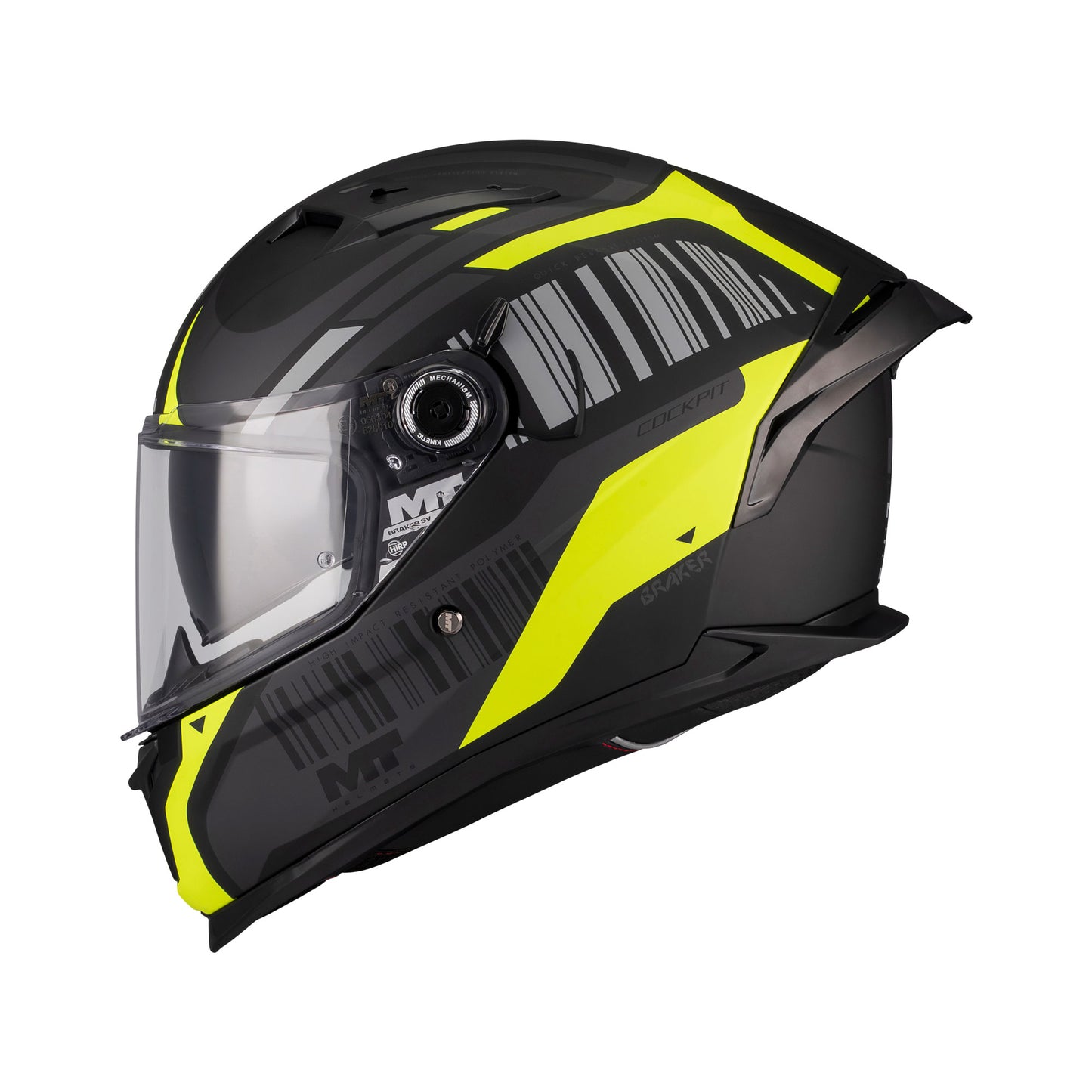 MT Braker SV Cockpit B13 Matt Black Fluo