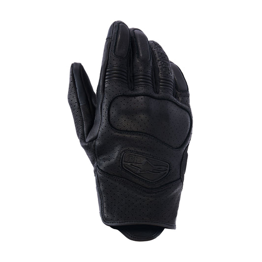 Alpinestars Mustang V3 Leather Gloves Black Black
