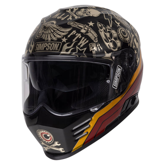 Simpson Venom Tatoo Black/Chrome