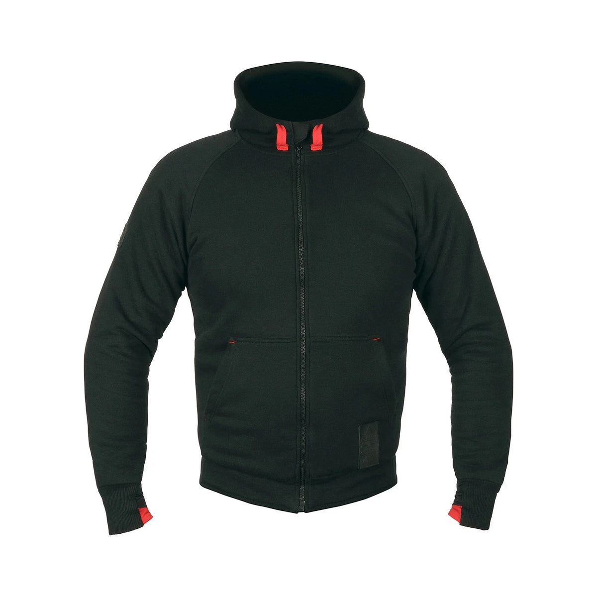 Akito Block Aramid Reinforced Motorcycle Protective Biker Hoodie Ce Armour Black
