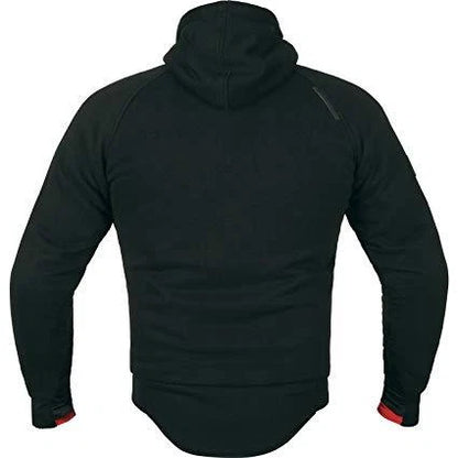 Akito Block Aramid Reinforced Motorcycle Protective Biker Hoodie Ce Armour Black