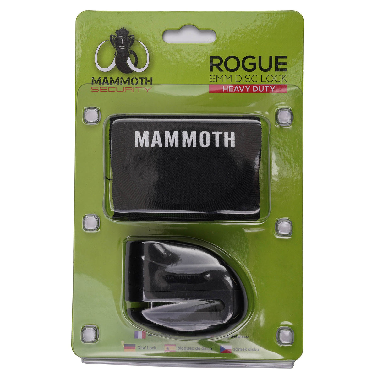 Mammoth Security Rogue Disc Lock 6mm Black