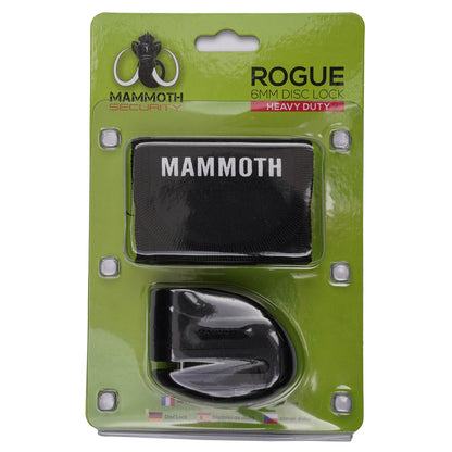 Mammoth Security Rogue Disc Lock 6mm Black