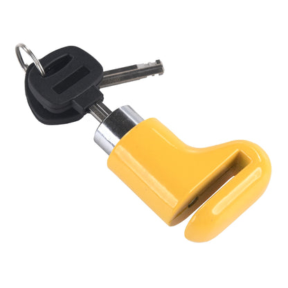 Mammoth Micro Yellow Motorcycle Disc Lock With 6mm Pin