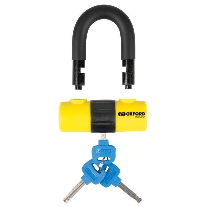 Oxford HD MAX Motorcycle Disc Lock Yellow LK311
