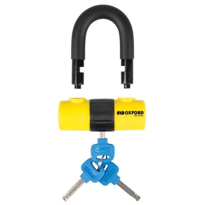 Oxford HD MAX Motorcycle Disc Lock Yellow LK311