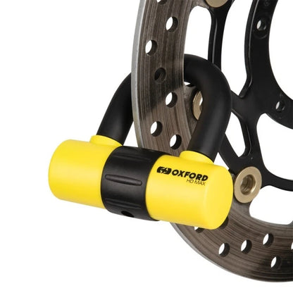 Oxford HD MAX Motorcycle Disc Lock Yellow LK311