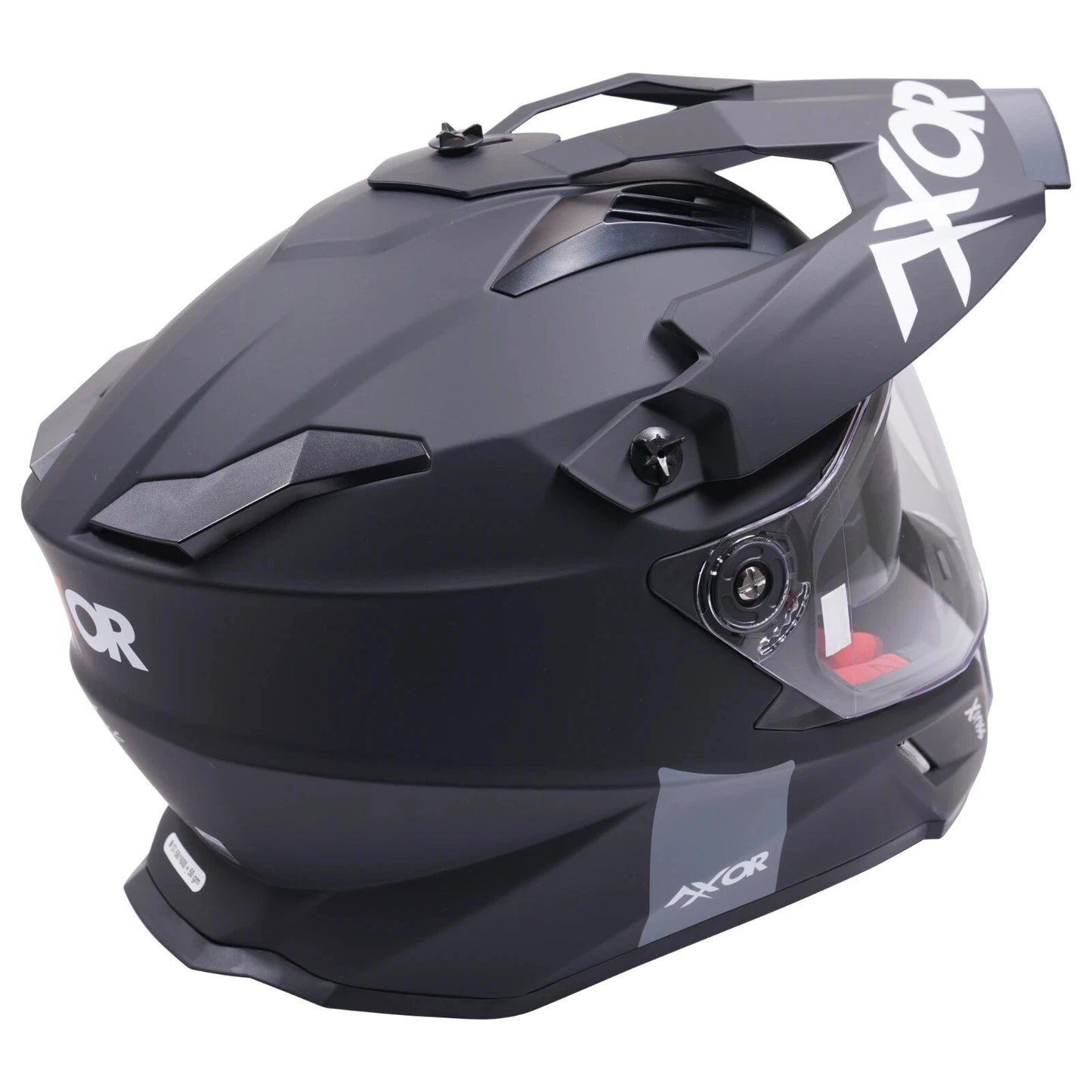 Axor X-Cross 2 Adventure Motorcycle Helmet - Matt Black