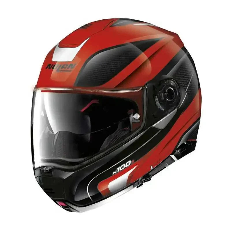 Nolan N100-5 Modular Motorcycle Helmet - Orbiter Red