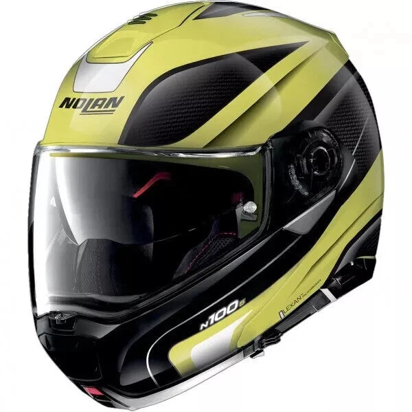 Nolan N100-5 Modular Motorcycle Helmet - Orbiter Yellow